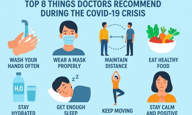Top 8 Things Doctors Recommend During the COVID-19 Crisis