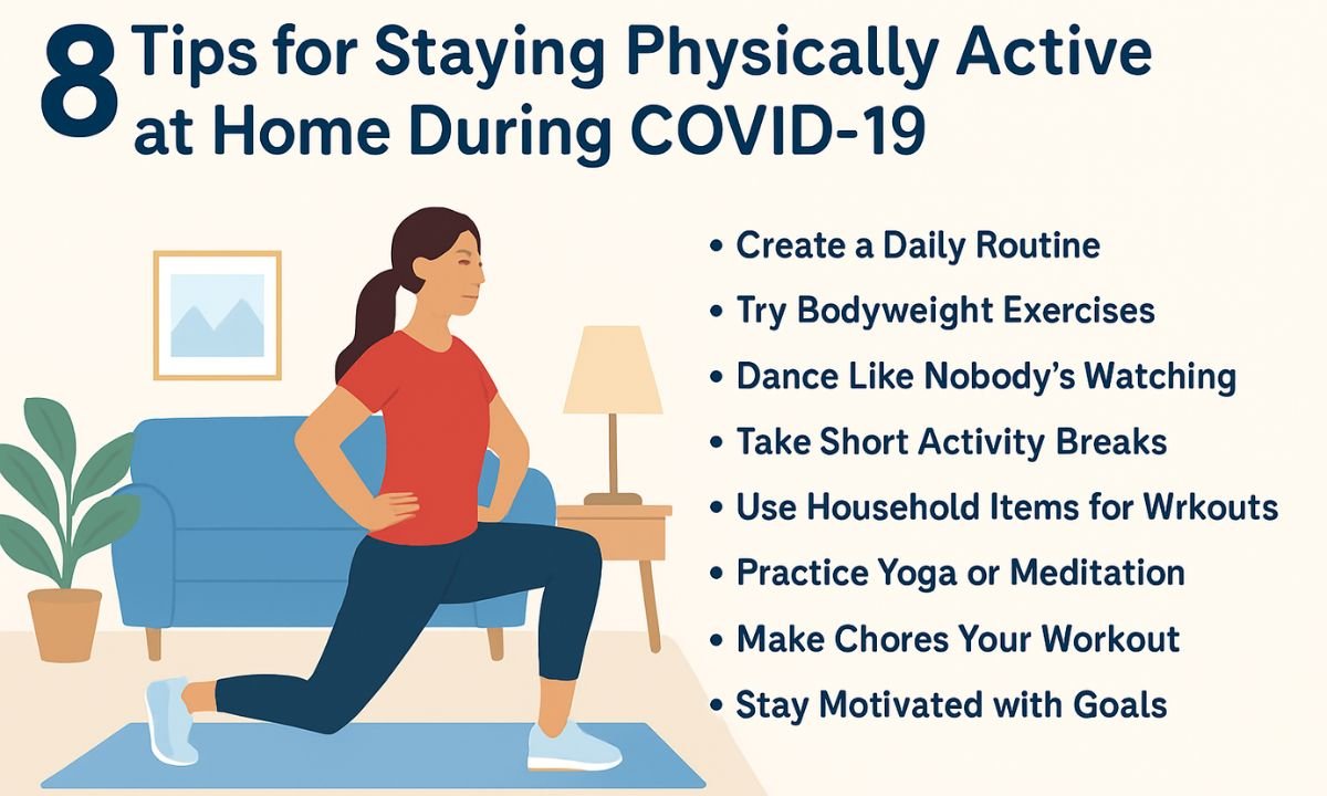8 Tips for Staying Physically Active at Home During COVID-19